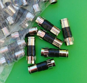 (10 PCS) PPC EX6XL PLUS RG6 Universal Compression Connectors - Free Shipping - Picture 1 of 2