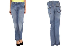 Wpm Wampum Pantalone Jeans Donna Denim Dritto Taglia 44 W30 Eu 40 L Large Nuovo - Picture 1 of 11