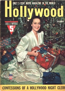 HOLLYWOOD Dec of 1940 Photo Cover of DOROTHY LAMOUR Close to Near Mint - Picture 1 of 2