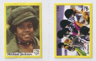 Trade Cards - Film, TV & Music Stars (Vlinder) #Michael Jackson & #Jackson 5 - Image 1 of 4