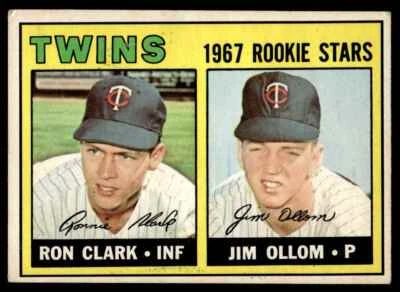 1967 O-Pee-Chee Ron Clark/Jim Ollom Rookie Minnesota Twins #137 R123 - Image 1 of 2