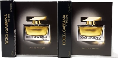 Туалетная вода для женщин The One от Dolce & Gabbana флакон 0,02 унции 1 или 2 пробника флакон - Изображение 1 из 4