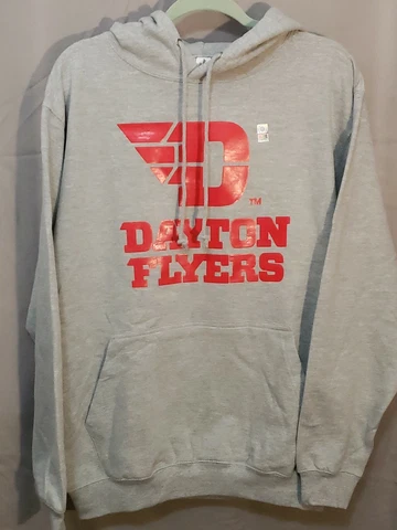 NEW Dayton Flyers Gray Unisex Hoodie Size Medium! Cover