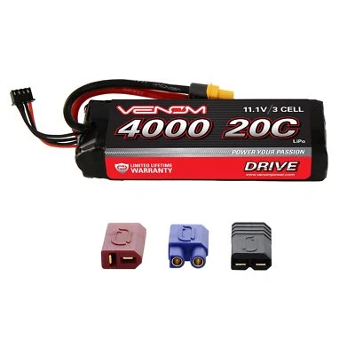 Venom 20C 3S 4000mAh 11.1V LiPo Battery : DJI Flame Wheel F550 RC Hexacopter - Image 1 of 3