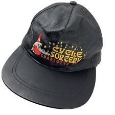Cycle Sorcery Charlotte NC Ball Cap Hat Adjustable Baseball Leather Motorcycles