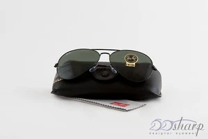 Ray-Ban Eyeglasses-RB 3026 Aviator Large Metal L2821 Black - Picture 1 of 1