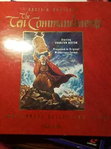 The Ten Commandments Widescreen 35th Anniversary Collector's Edition Laserdisc  - Picture 1 of 2