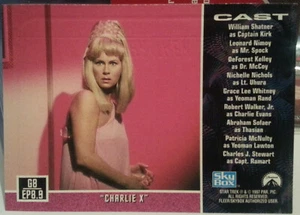 Tarjeta de placa dorada G8 temporada 1 de Star Trek TOS - Imagen 1 de 1