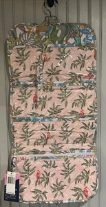 Vera Bradley Hanging Accessory Organizer Travel Bag Jewelry Rain Forest Canopy - Picture 1 of 8