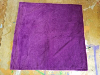 Crate & Barrel "Monroe - Prune" 18" Pillow Cover - Image 1 of 4