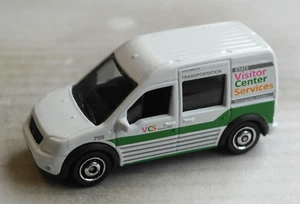Matchbox 2010 Ford Transit Connect weiß Visitor Center Services MBX Van Mattel - Picture 1 of 4