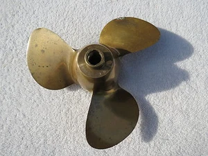 SMC36 MESSING BRONZE PROPELLER MICHIGAN BOOT SCHIFF MARITIM DEKOR (E4A83) - Bild 1 von 6