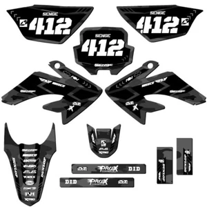 2011-2016 CRF 100 APACHE gris Senge kit de gráficos compatible con Honda - Imagen 1 de 10