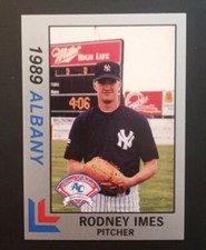 1989 Best Albany-Colonie Yankees Platinum Rodney Imes #21