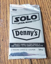 Solo a Star Wars Story Denny's Topps Trading Card Sealed Pack Disney 2018
