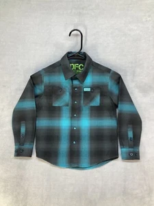 Dixxon Flannel Co Shirt Youth Division Pearl Snap Shadow Plaid Youth Size S - Picture 1 of 10