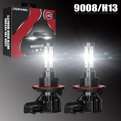 For POLARIS Ranger RZR S 900 XP 900 Ranger 800 2PCS LED Headlights Bulbs New - Image 1 of 4