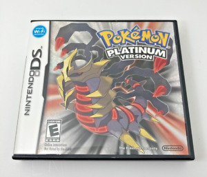 Nintendo DS Game Pokemon Platinum Version Game CASE ONLY WITH INSERTS