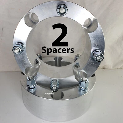 Wheel Spacer [two] 2.5" thick 4/156 to 4/156 most Polaris ATV Kawasaki Mule PRO - Image 1 of 4