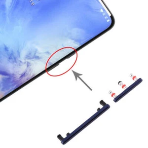 OnePlus 7 Pro Power Button and Volume Control Button (Blue) - Zdjęcie 1 z 5