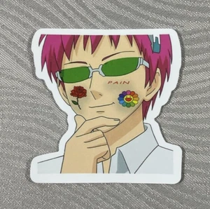 The Disastrous Life of Saiki K. Saiki Kusuo Waterproof Vinyl Sticker - Picture 1 of 2