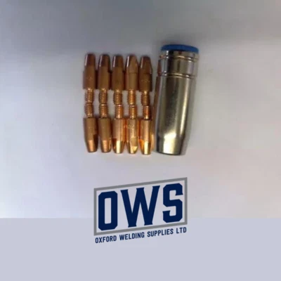 OWS52 MB25 Mig Schweißspitzen + Verkleidung (10 x Spitzen, 1 x Verkleidung)