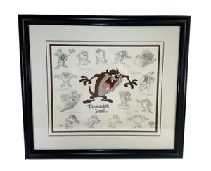 Warner Bros TAZ Tasmanian Devil Model Cel Looney Tunes Limited Edition Art Cel - Picture 1 of 16