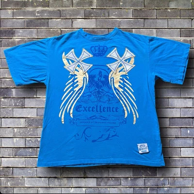 Camiseta Y2K Old Skool Cross & Wings Hip-Hop Estética Urbana Talla 2XL Jesse Pinkman Foto 1 de 4