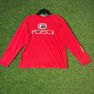 Y2K FUBU Rojo Manga Larga Juvenil L 16-18 Unisex Hip Hop Hecho en Sudáfrica Foto 1 de 4