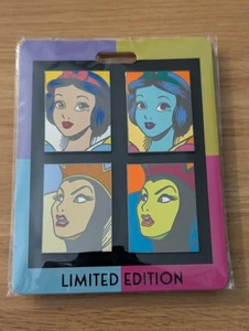 Disney Destination D23 WDI MOG Snow White Evil Queen Warhol Style 4 Pin Set LE - Picture 1 of 7