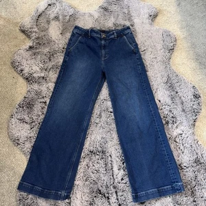 J Crew High Rise Trouser Jean Slant Pocket Wide Leg Y2K Shore Wash sold out 29 - Picture 1 of 10