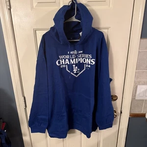 3xl La Dodger Hoodie Sweatshirt World Series Champions 2024 NWT - Picture 1 of 6