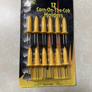 Backyard Chef CORN ON THE COB HOLDERS Corn Holder 12-Pack Summer Camping - Picture 1 of 1