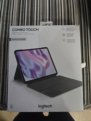 New Sealed Logitech COMBO TOUCH keyboard Folio  iPad PRO 13-inch M4 Black (NEW) - Image 1 of 4