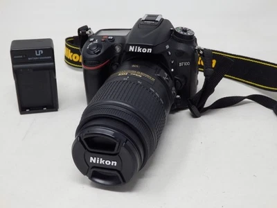 Nikon D7100 24.1 Digital SLR Camera W/ 55-300MM Lens Battery & Charger Working - Image 1 of 4