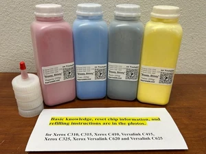 (200g x 4) Toner Refill for Xerox C620, Versalink C625 printers - REFILL ONLY - Picture 1 of 11