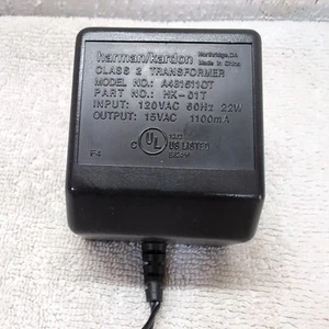 PROBADO Adaptador de corriente alterna de altavoz Harmon Kardon A4815110T 15VAC 1100mA HK - Imagen 1 de 3