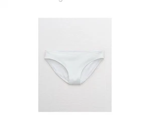 Parte inferior de bikini acanalada Aerie blanca para mujer talla extra grande XL nueva con etiquetas - Imagen 1 de 6