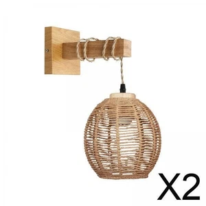 2 Wall Lights Fixtures NightStand Wall Art Modern Decor - Picture 1 of 7