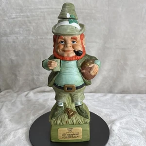 1973 Hoffman Distilling Bourbon 100 Month Whisky Leprechaun Music Box Decanter - Picture 1 of 11