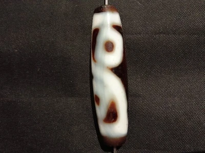 Excelente Raro Tibetano Antiguo Ágata Natural Dzi *4 Ojos Fénix* Cuentas QQ040 Foto 1 de 4