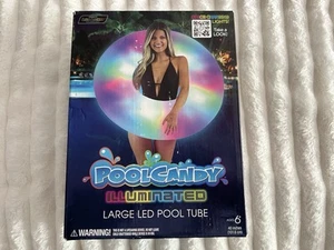 Pool Candy Illuminated Large Color Changing LED Pool Float Tube New in Box - Picture 1 of 2