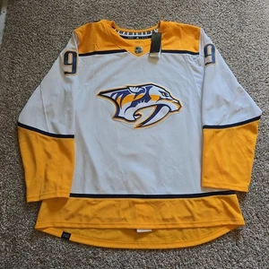 Nashville Predators Adidas New Primegreen Hockey Jersey Size 56 Forsberg - Picture 1 of 9