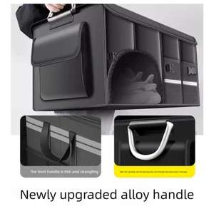 Faltbar Auto-Kofferraum-Organizer Oxford Tuch Speicher-Organizer Universal - Picture 1 of 5