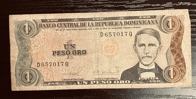 República Dominicana 1 Peso Oro | D657017Q | Bóveda Sellada Duarte Legacy Note 💷🏰 Foto 1 de 3