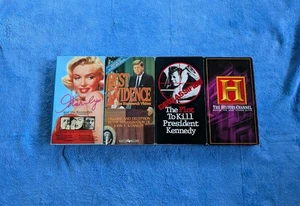 JFK ASSASSINATION 4 VHS Tape Lot Conspiracy John F. Kennedy Declassified - Imagen 1 de 3