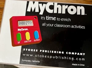 MyChron Student Personal Timer Red Stopwatch Stokes Publishing(SET 12 PCS) - Picture 1 of 5