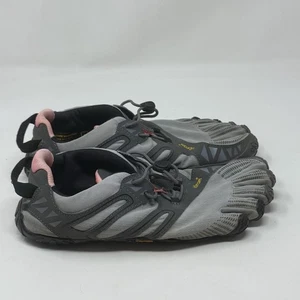 Vibram FiveFingers V-trail Shoes Mens 8 - 8.5 EU 40 Gray Minimalist Barefoot - Picture 1 of 17