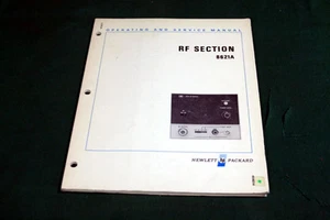 MANUAL DE OPERACIÓN Y SERVICIO HP 8621A - Imagen 1 de 1