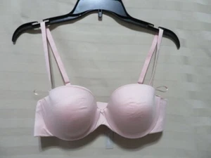 Meliwoo Women's Push Up Strapless Full Coverage Padded Underwire Bra - Size 36A - Picture 1 of 10